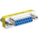 CableWholesale DB15 Female/DB15 Female, Mini Gender Changer for MAC (31D2-02400)