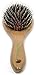 GranNaturals Boar + Nylon Bristle Oval Hair Brush with a Wooden Handle