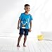 Gerber Graduates Baby Boys' Toddler 2 Pack Short Sleeve Top, Shark/Iguana, 4T