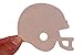 Creative Hobbies® 4 Inch Unfinished Wooden Shapes - Ready to Paint or Decorate Football Helmets | 12 Pack