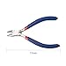 PandaHall Elite 1 Set Wire Cutter Pliers 4.3 Inch Carbon Steel Micro Diagonal Side Cutter Flush Cutting Jewelry Tool Blue