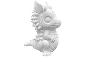 TOVINANNA Dragon Ornaments DIY Paintable Piggy Bank Creative Coin Holder Decorative Saving Pot