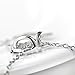 YFN Cat Pendant 925 Sterling Silver Black Cubic Zirconial Women Necklace 18''(Kitty Cat)