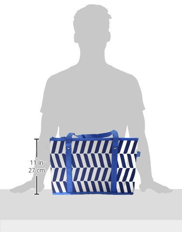 Virtual Elements Set of Two Large Insulated and Collapsible Reusable Grocery Bags
