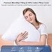 RENPHO Bed Pillows for Sleeping,Hotel Collection Plush Fiber Fill Pillow Down Alternative...