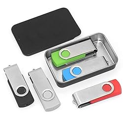 Gere 6 Pack Metal Rectangular Sliding Lid Tin Boxes