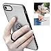 iPhone 8 / iPhone 7 Crystal Case with Ring Holder Kickstand Function, iPhone SE (2020) case, 360 Degree Rotating Ring Holder Grip Case (Clear)