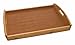 Lipper International Bamboo Wood Serving Tray with Veneer Bottom, 18.75