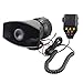 GAMPRO Car Recording Siren Speaker, 12V 80W 3 Tones Car Siren Horn Speaker and Mic PA Speaker System with Recording Function, Volume Control, Switch on-Off Function, Status Indicator Light