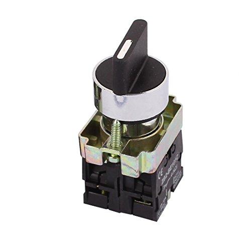 uxcell 3 Position Rotary Select Selector Switch Self-locking 2 NO ZB2-BE101C