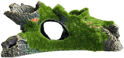 Jieteenager Aquarium Mountain View Moss Tree House Decor Fish Tank Ornament Decoration