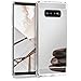 Fusicase for Galaxy S10 Plus Makeup Mirror Case for Girls Women for Samsung Galaxy S10 Plus Clear Case TPU Luxury Fashion Case for Galaxy S10 Plus Silver