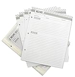 Eccolo World Traveler 3-Ring Binder Recipe Keeper, Refill