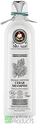 White Agafia Organic Certified Cedar Shampoo Nourishment &amp; Repair 280ml