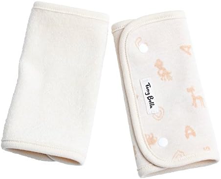 TongBella Soft 100% Cotton strap covers GOTS certified Carrier Teething and Drool Pads for Lillebaby, Infantino, Babybjörn, Bebamour, Beco, Ergo, Perfect for Infant toddler boys and girls (Alphabet)