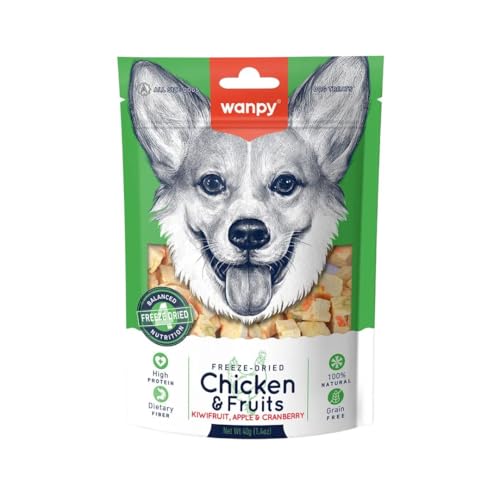 Petisco para Cachorro Wanpy Freeze Dried Frango e Frutas 40g