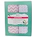 Ely’s & Co. Crib Sheets Baby Girl Fitted Crib Mattress Sheet Set, 2 Pack, 100% Jersey Knit Cotton, Infant and Toddler Nursery Bedding, Pink Chevron and Polka Dot Collection, 28” x 52”