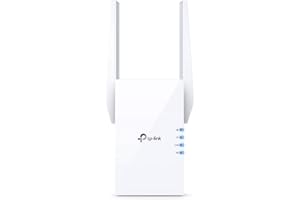 TP-Link AX1500 WiFi Extender Internet Booster, WiFi 6 Range Extender Covers up to 1500 sq.ft and 25 Devices,Dual Band up to 1.5Gbps Speed, AP Mode w/Gigabit Port, APP Setup, OneMesh Compatible(RE505X)