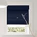 Chicology Cordless Magnetic Roman Shades / Window Blind Fabric Curtain Drape, Function, Room Darkening - Commodore Blue, 35