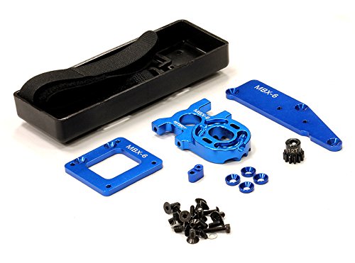 Integy RC Hobby C23869BLUE Brushless Conversion Kit for Mugen MBX6 w/ Pinion Gear