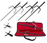 Prowin Corp Martial Arts Octagon Metal Sai Chrome