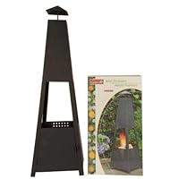  Lifetime Gartenkamin XXL schwarz Garden Oven 