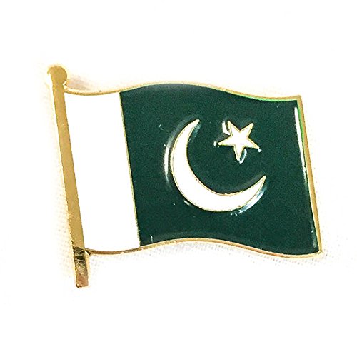 Pakistan Waving Flag Lapel Pin Country Made of Metal Souvenir