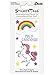iDecoz Unicorn Reusable Vinyl Decal Stickers for All Cell Phones, Cases, MacBooks, Laptops, iPads, Water Bottles, and More!' White