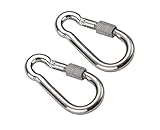 HappyPie 2PC Swing Set Quick Link Spring Clip, Snap Hook, Swing Set Hardware Porch Parachute Clip Play Set Connector Playground in Backyard