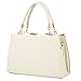 YINGPEI Women's Top Hand Handbags Burgundy PU Leather