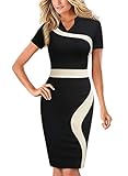 REPHYLLIS Women Elegant Wear to Work Cocktail Evening Party Summer Pencil Dress