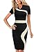REPHYLLIS Women's Vintage One Piece Office Wear to Work Pencil Dress