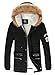 LILBETTER Men's Hooded Faux Fur Lined Warm Coats Outwear Winter Jackets
