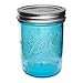 Ball Mason Jar-16 oz. Aqua Blue Glass Wide Mouth - Set of 8