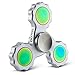Infinite Spin Precision Fidget Spinner Toy High Speed Hybrid Bearings - Perfect for ADHD, Increasing Focus, Concentration, Quitting Bad Habits: 2 to 5 Min Spin Times: EDC (Silver)