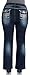 WallFlower Juniors Plus Size Luscious Curvy Bootcut Jeans
