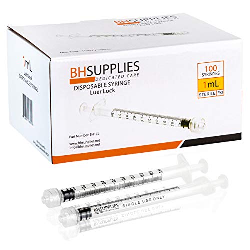 1ml Syringe Sterile with Luer Lock Tip, BH SUPPLIES (No Needle