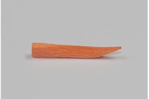 S&DENT SDent® 2 Boxes = 200pcs Orange Dental Natural Wooden Ploy Interdental Wedges Endodontics Disposable Diastema Wooden Poly Wedges for Endodontic Treatment 100pcs/Size/Color/Box