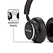 Culture V1 Wireless Noise Canceling Over Ear Headphones with Auto Pause/Play Smart Sensors, Swipe Control, Phone Call Ready, Ambient Mode, aptX Low Latency for TV/PC & Gaming (Black)thumb 4