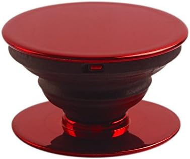 Pop Out Phone Grip and Stand, Socket Mobile Holder for your Phone &amp; Tablet - [Red]