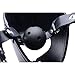 Master Series Pup Puppy Play Hood and Breathable Ball Gag, 0.67 Pound, Black