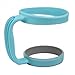 Kikisale Colorful Handle/Lid For Yeti Rambler Tumbler 30 Ounce - Also Fits The Berg - RTIC & SIC Cups 30 OZ Sizes & Most Other Models In 30 OZ (L-Clear) (Sky Blue)