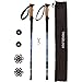 Trekology TREK-Z Collapsible Hiking & Trekking Poles - Balance Support for Seniors, Women, and Men, 2pc Per Set