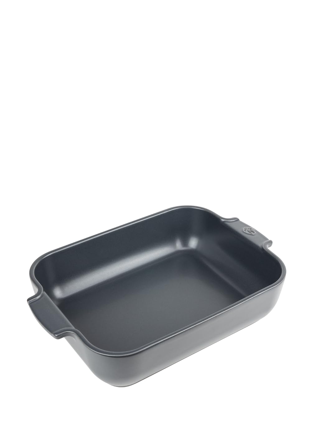 Peugeot - Ceramics Rectangular Baking Dish - Traditional Rectangular Oven Dish with Handles, Slate Grey, 32 cm