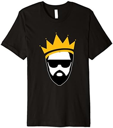 Men's Beard King - #BeardKing Fitted T-Shirt XL Black