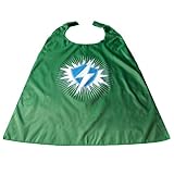 WGI Green Super Hero Capes, Small (2 Capes)