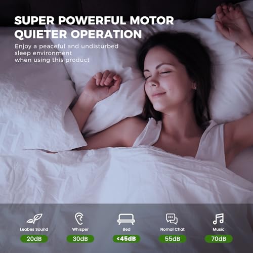 OLIXIS Adjustable Bed Frame Queen Size, Wireless