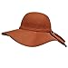Luxury Divas Wide Brimmed Wool Floppy Hat