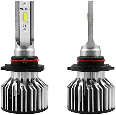 YiJee 9005 Car LED Headlights Bulbs 60W 7600LM 6000K Auto Headlamp Dual Beam Car Headlight 1 Pair 1 Year Warranty (S6-9005)