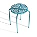 dar Living Daisy Metal Stool, Capri Breeze (2-Pack)
